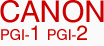 CANON PGI-1BK PGI-2MBK/PBK/C/M/Y/PC/PM