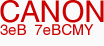 CANON BCI-3eBK BCI-7eBK/C/M/Y